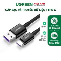 Cáp sạc Type C UGREEN US253 đầu vào USB-A sạc và truyền dữ liệu