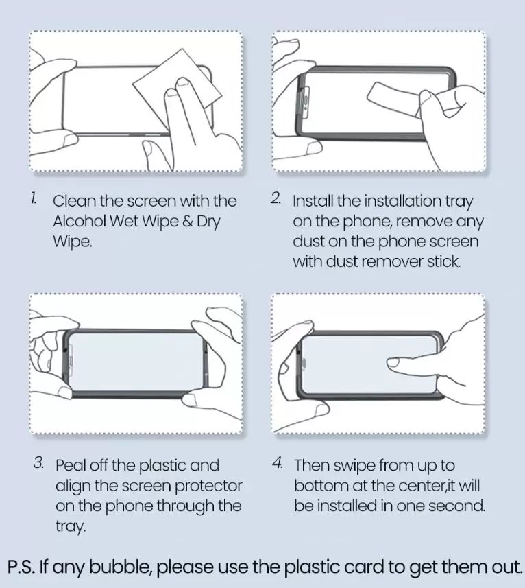 Miếng dán cường lực Xiaomi 8 UGREEN SP124 – Dán tràn viền HD – Độ cứng 9H hống trầy xước, bám vân tay (2 miếng/hộp)