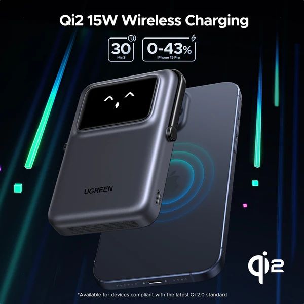 Pin Sạc Dự Phòng Không Dây Từ Tính 10000mAh UGREEN PB752