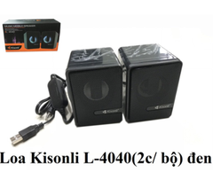 Loa Kisonli L-4040(2c/ bộ) đen
