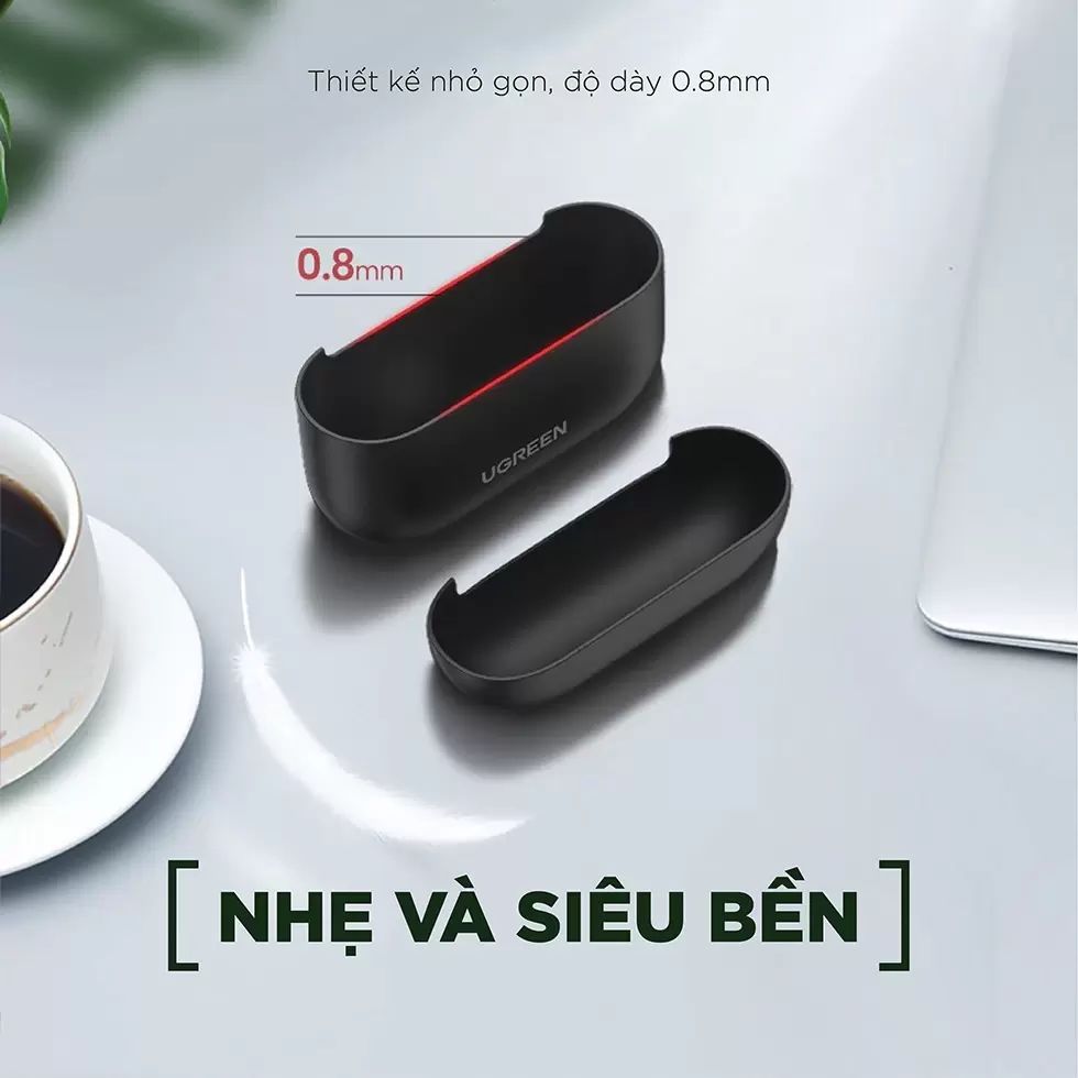 Vỏ case đựng Airpods Pro UGREEN LP234 – Hỗ trợ sạc không dây, chống trầy xước, bám vân tay – Hàng phân phối chính thức