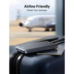 Pin sạc dự phòng 10000mAh UGREEN PB198 Ultra Slim Sạc nhanh 20W, Kèm cáp sạc Type C, Tương thích với Iphone, ipad, android