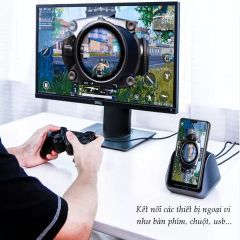 Hub Type C UGREEN CM181 – Mở rộng sang 3 cổng USB 3.0, HDMI, hỗ trợ PD, kiêm chức năng giá đỡ, cốc sạc cho điện thoại thông minh