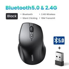 Chuột máy tính không dây UGREEN MU101 thiết kế công thái học siêu êm, Bluetooth 5.0