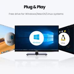 Đầu đọc thẻ TF SD UGREEN CM406 đọc 2 thẻ một lúc Cổng USB 3.0 truyền tải tốc độ cao 5Gbps