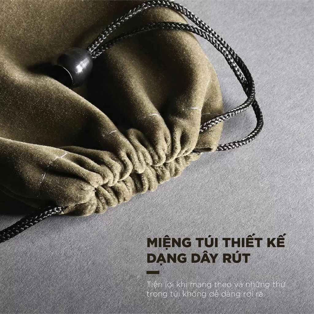 Túi đựng phụ kiện UGREEN 20319 – Kích thước 12x9cm Chống thấm nước, dây rút tiện lợi