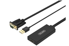 Cáp VGA -> HDMI Unitek Y-8711