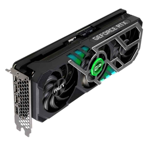 Card màn hình Palit GeForce RTX 3070 Ti GamingPro 8GB GDDR6X (NED307T019P2-1046A)