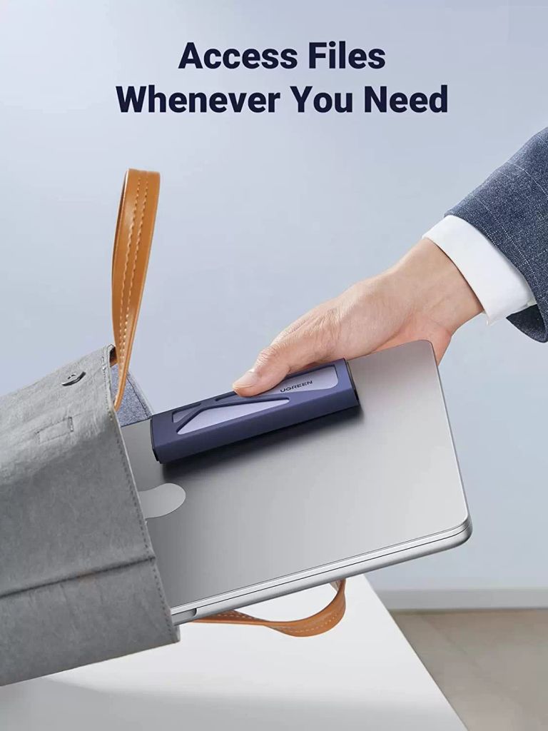 Vỏ đựng ổ cứng SSD M.2 B-Key & M+B Key NVME/PCIE GEN2 tốc độ 10Gbps Ugreen 70691 cao cấp (Max 2TB) – Hàng Chính Hãng