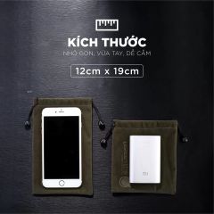 Túi đựng phụ kiện UGREEN 20319 – Kích thước 12x9cm Chống thấm nước, dây rút tiện lợi
