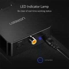 Bộ chuyển audio quang Coaxial sang AV RCA Ugreen 30523