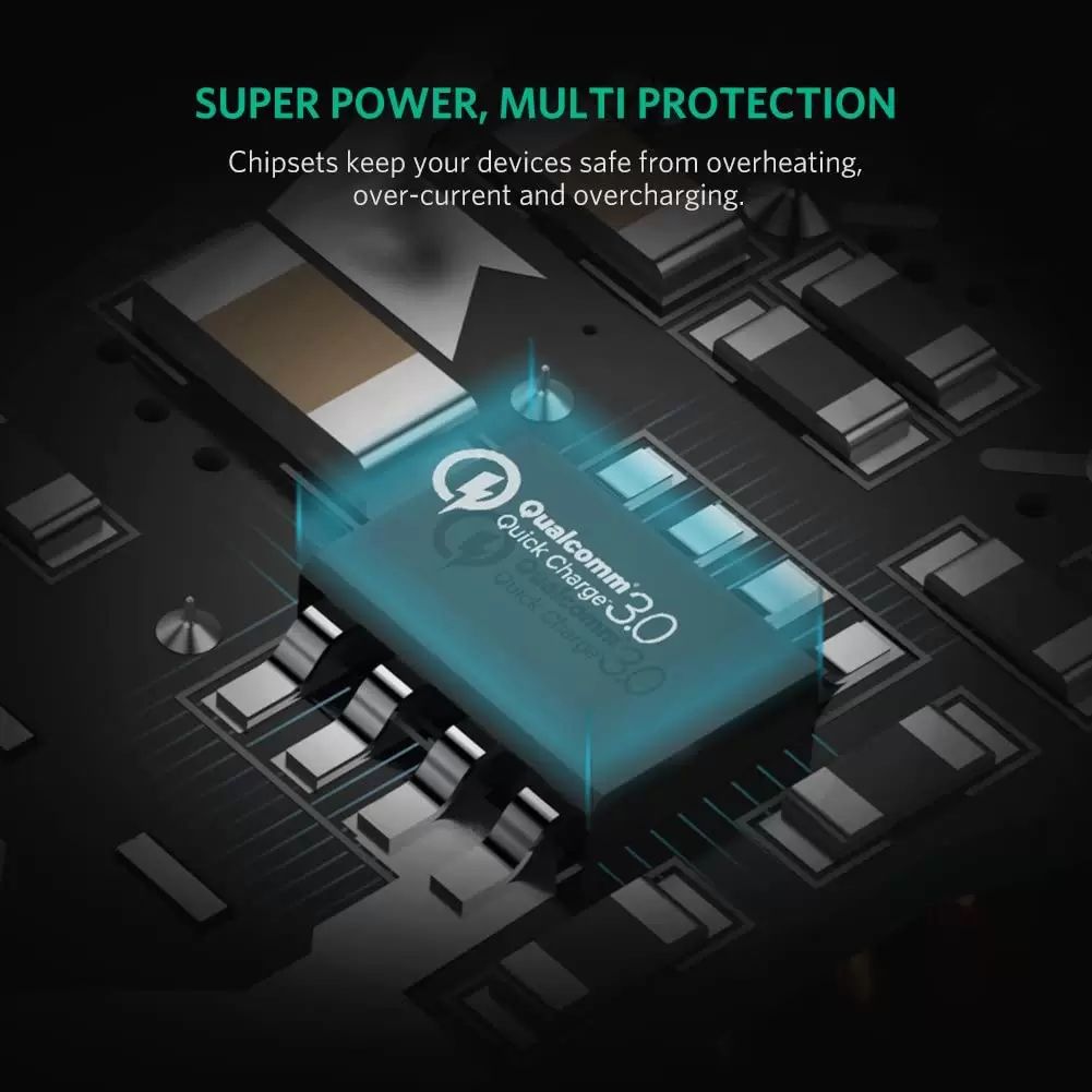 Tẩu sạc nhanh ô tô 2 cổng UGREEN CD114 sạc nhanh 3A