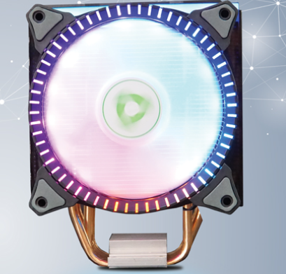 Fan V410 LUX ĐEN (4U-12cm) Sync LED ARGB