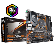 Mainboard GIGABYTE B450M AORUS ELITE (AMD B450, Socket AM4, ATX, 4 khe RAM DDR4)