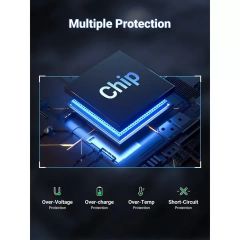 Pin sạc dự phòng 10000mAh UGREEN PB198 Ultra Slim Sạc nhanh 20W, Kèm cáp sạc Type C, Tương thích với Iphone, ipad, android