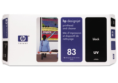 HP 83 (C4960A) UV Black Printhead and Cleaner