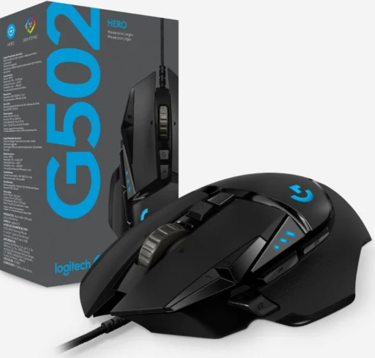 Chuột gaming Logitech G502 HERO (Đen)