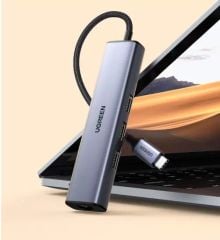 Hub chuyển đổi USB type C to 3×USB 3.0 + RJ45 10/100/1000Mbps Ugreen 20920