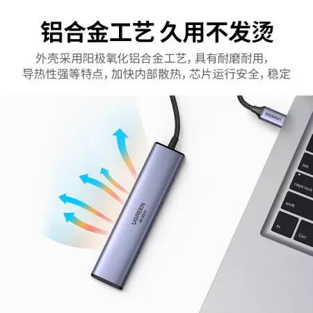 Hub Type-C chuyển USB-C sang HDMI 4K60Hz, 4 cổng USB 3.0  Ugreen 20955