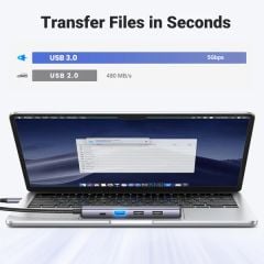 Hub chuyển đổi Type C Ugreen 15495 HDMI 4K@30Hz, USB 2.0, USB 3.0, Sạc PD 100W
