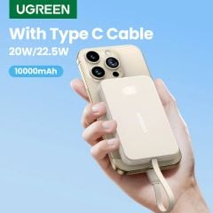 Pin Sạc Dự Phòng 10000mAh có cáp Type C UGREEN PB504