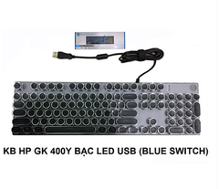 Bàn phím HP G9K 400Y đen LED (USB) (Blue Switch)