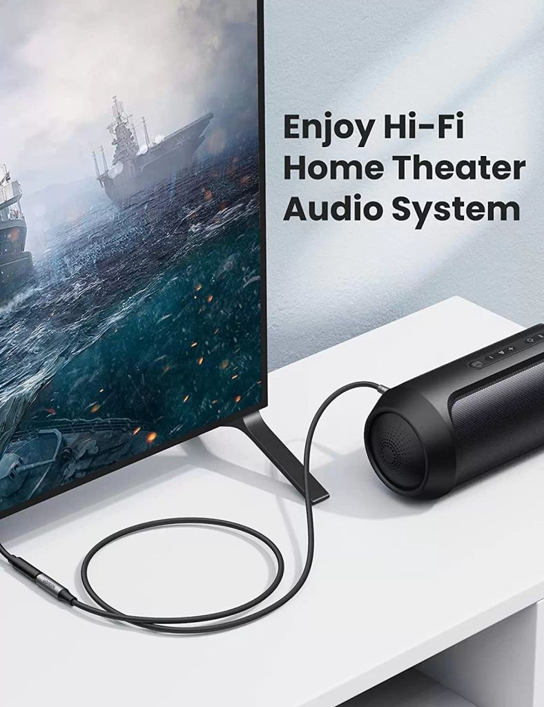 Cáp nối dài 3.5mm dây bện Không hỗ trợ Mic Ugreen AV190