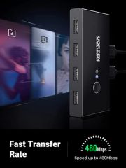 Switch USB 2.0 KVM 2 in 4 Output Ugreen 30767