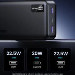 Pin Sạc Dự Phòng Năng Lượng Cao UGREEN PB312 – 20000mAh Sạc Nhanh Hai Chiều