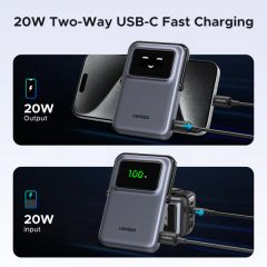 Pin Sạc Dự Phòng Không Dây Từ Tính 10000mAh UGREEN PB752