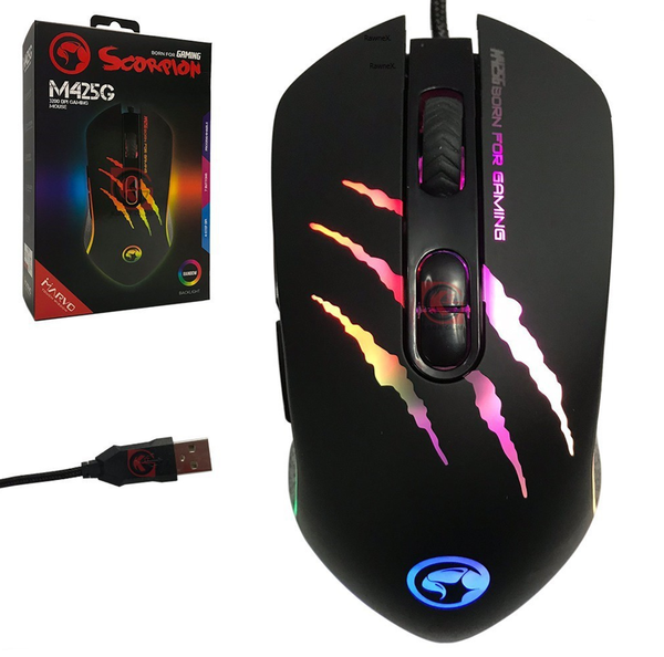 Chuột - Mouse USB LED Black M425G MARVO