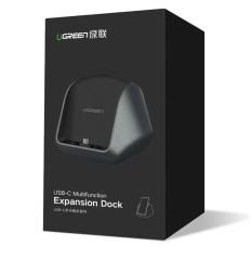 Hub Type C UGREEN CM181 – Mở rộng sang 3 cổng USB 3.0, HDMI, hỗ trợ PD, kiêm chức năng giá đỡ, cốc sạc cho điện thoại thông minh