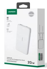 Pin sạc dự phòng UGREEN PB200 10000mAh Cổng sạc 2 chiều PD20W+20W, Sạc nhanh thông minh Power X, pin ATL