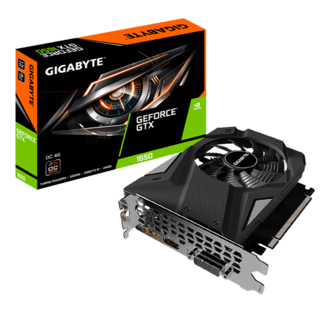 Card màn hình GIGABYTE GeForce GTX 1650 D6 OC 4G (rev. 1.0) 4GB GDDR6