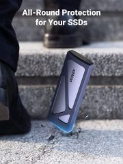 Vỏ đựng ổ cứng SSD M.2 B-Key & M+B Key NVME/PCIE GEN2 tốc độ 10Gbps Ugreen 70691 cao cấp (Max 2TB) – Hàng Chính Hãng