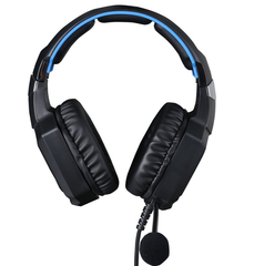 Tai nghe 7.1 chuyên game HP H320GS led xanh blue - âm thanh stereo cực chuẩn (Đen)