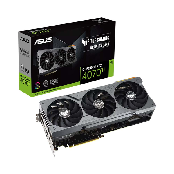 VGA - Card màn hình ASUS TUF Gaming GeForce RTX 4070 Ti 12GB GDDR6X TUF-RTX4070TI-12G-GAMING