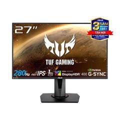 Màn hình ASUS TUF GAMING VG279QM(27 inch/FHD/280Hz/1ms/G-Sync Compatible/DisplayHDR 400)