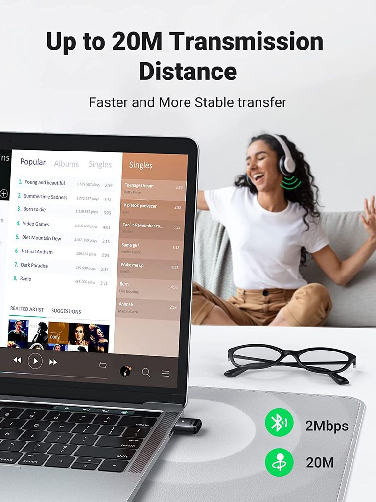 USB Bluetooth 5.0 Ugreen 80890
