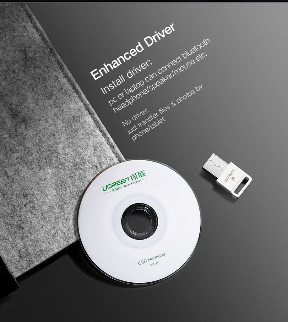 USB Bluetooth Ugreen US192 hỗ trợ Qualcomm® aptX™