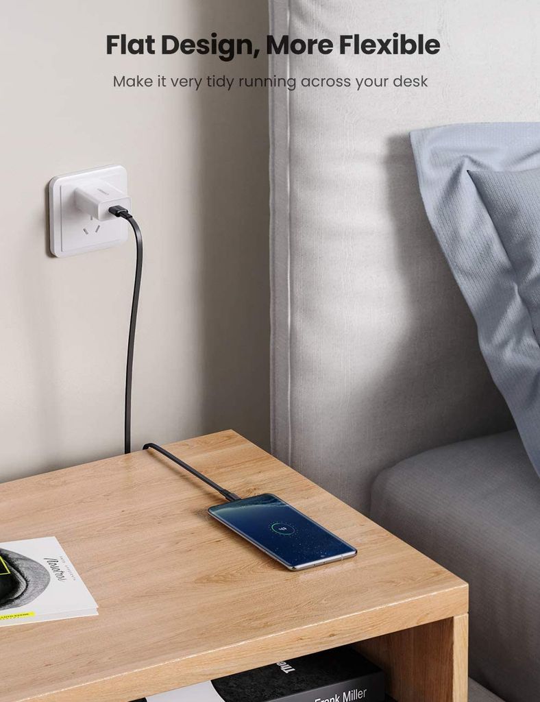 Cáp sạc và truyền dữ liệu USB sang Type-C 2.0 UGREEN US332