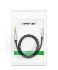 Cáp âm thanh 3.5mm ra 6.35mm UGREEN AV127 – Truyền tải âm thanh Hifi chất lượng cao – Đầu nối mạ vàng, vỏ bện chống rối
