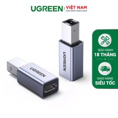Đầu chuyển Type C sang cổng máy in USB B UGREEN US382 – Tốc độ truyền 480Mbs