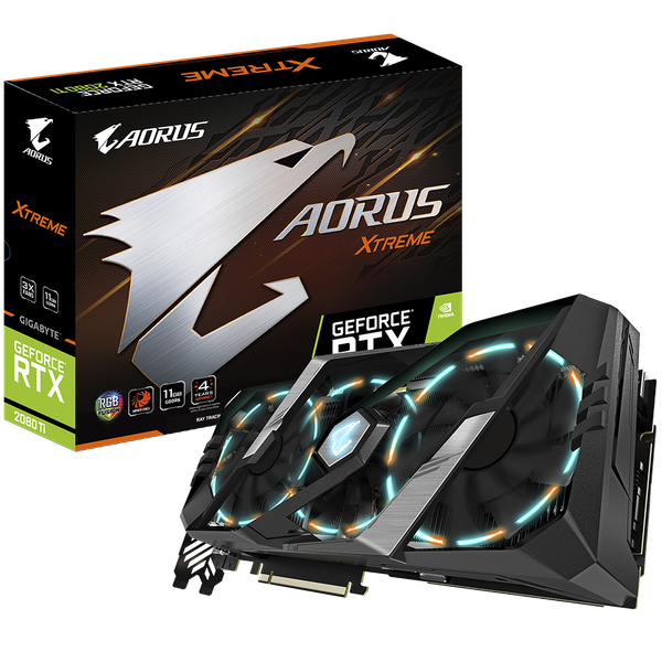 Card màn hình Gigabyte AORUS GeForce RTX 2080Ti XTREME 11G (GV-N208TAORUS X-11GC)