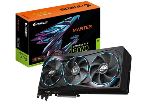 VGA Gigabyte RTX 5070 AORUS MASTER 12G (N5070AORUS M-12GD)