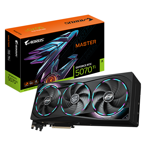 VGA GIGABYTE RTX 5070 Ti MASTER 16G GDDR7 GV-N507TAORUS M-16GD