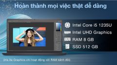 Máy tính xách tay Dell Inspiron 15 3520, i5-1235U, Ram 8GB, 512GB SSD, KYHD, Intel Iris Xe Graphics, 15.6