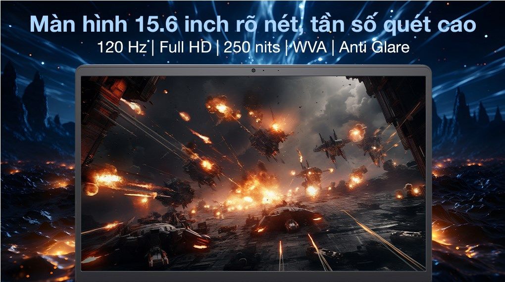 Máy tính xách tay Dell Inspiron 15 3520, i5-1235U, Ram 8GB, 512GB SSD, KYHD, Intel Iris Xe Graphics, 15.6