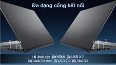 Máy tính xách tay Dell Inspiron 15 3520, i5-1235U, Ram 8GB, 512GB SSD, KYHD, Intel Iris Xe Graphics, 15.6