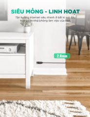 Cáp mạng Cat6 10Gbps tròn UGREEN NW122 Truyền tải tốc độ nhanh lên đến 10Gbps - Băng thông 500MHZ